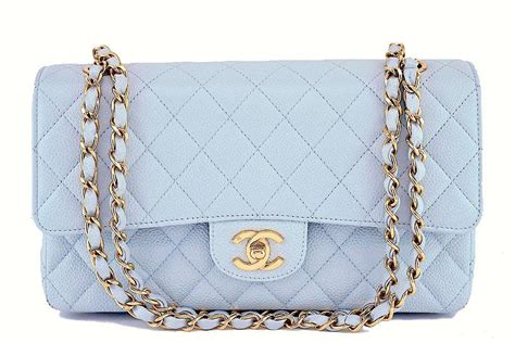 light blue chanel purse|chanel baby blue purse.